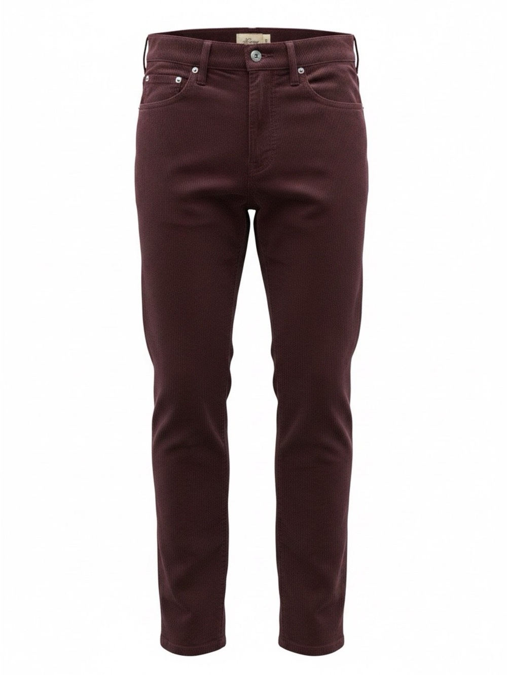 J. Crew Men's Corduroy Pants in Deep Burgundy